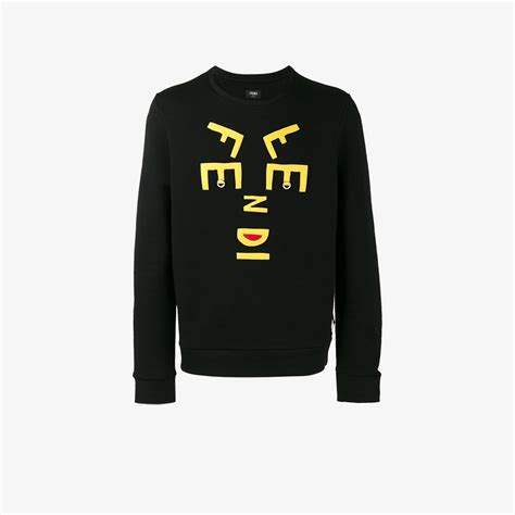 fendi sweater with colorful letters
